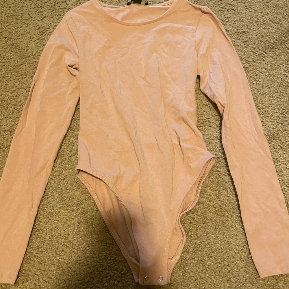 Pink forever 21 M womens bodysuit